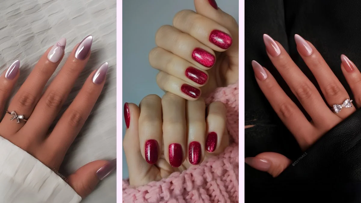 Collage Nagelideen Cat Eye Nails