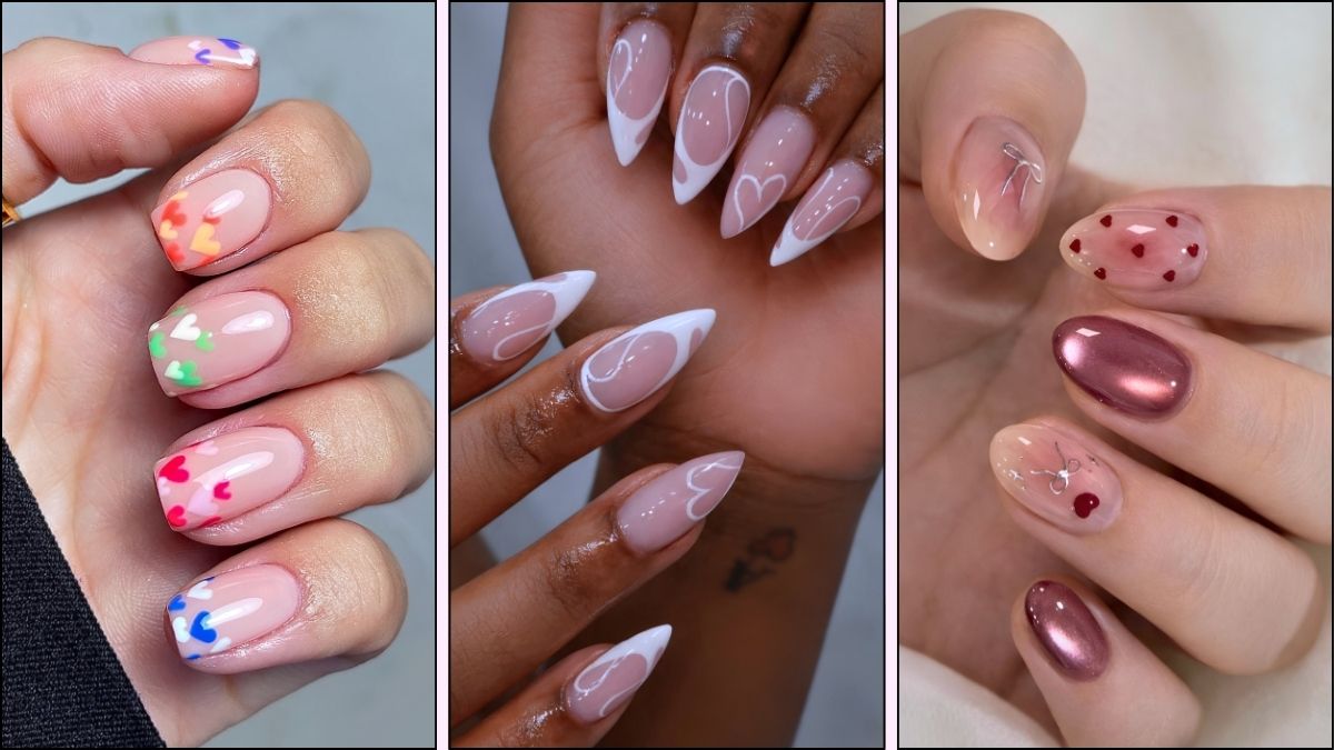 Herz Nageldesigns