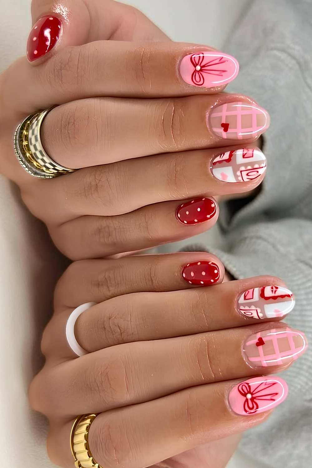 Mix Match Naegel zum Valentinstag