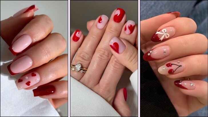30 Rote Valentinstag Nageldesigns, in die du dich sofort verlieben wirst