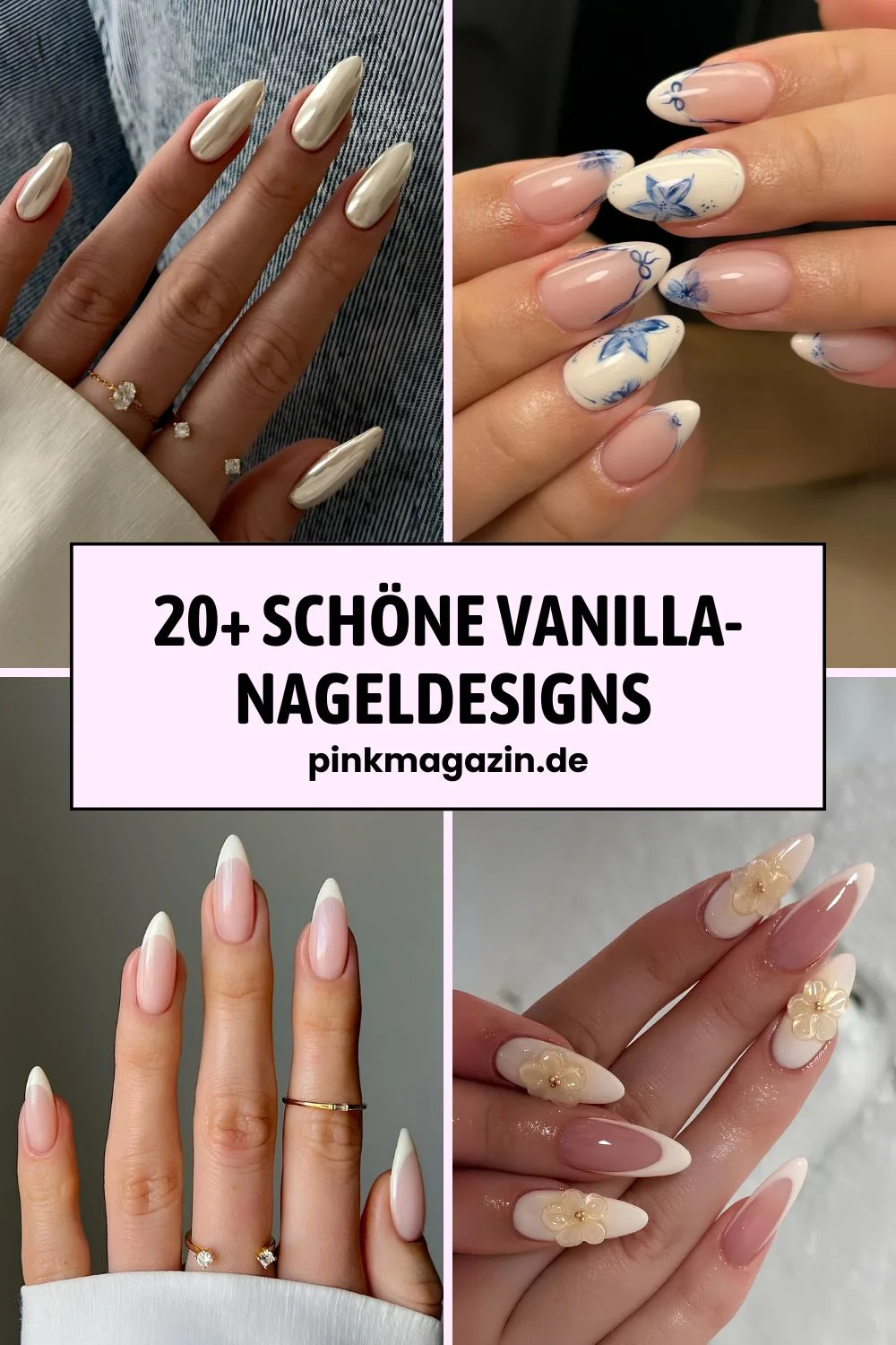 Vanilla-Nagelideen für Pinterest