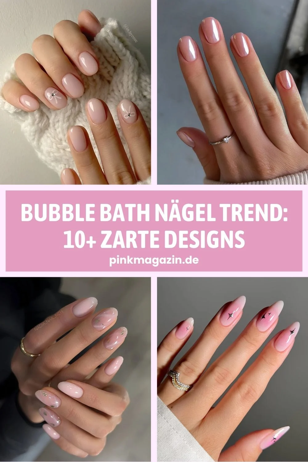 Bubble-Bath-Nägel-Trend Pinterest