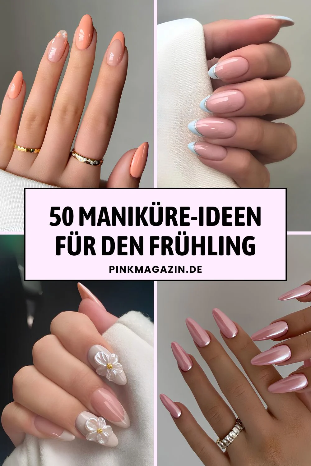 Frühlingsnagel-Designs Pinterest