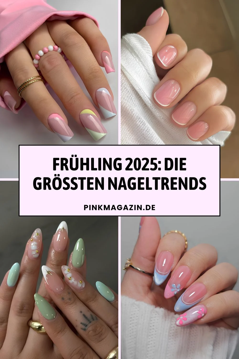 Frühlingstrends für die Nägel pinterest