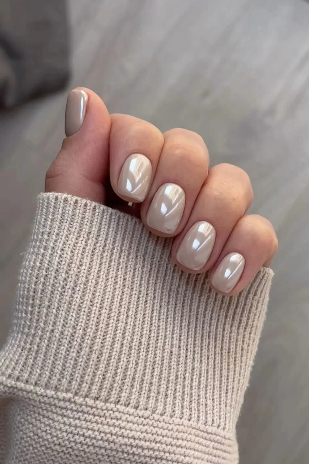 Glazed Champagner-Nägel