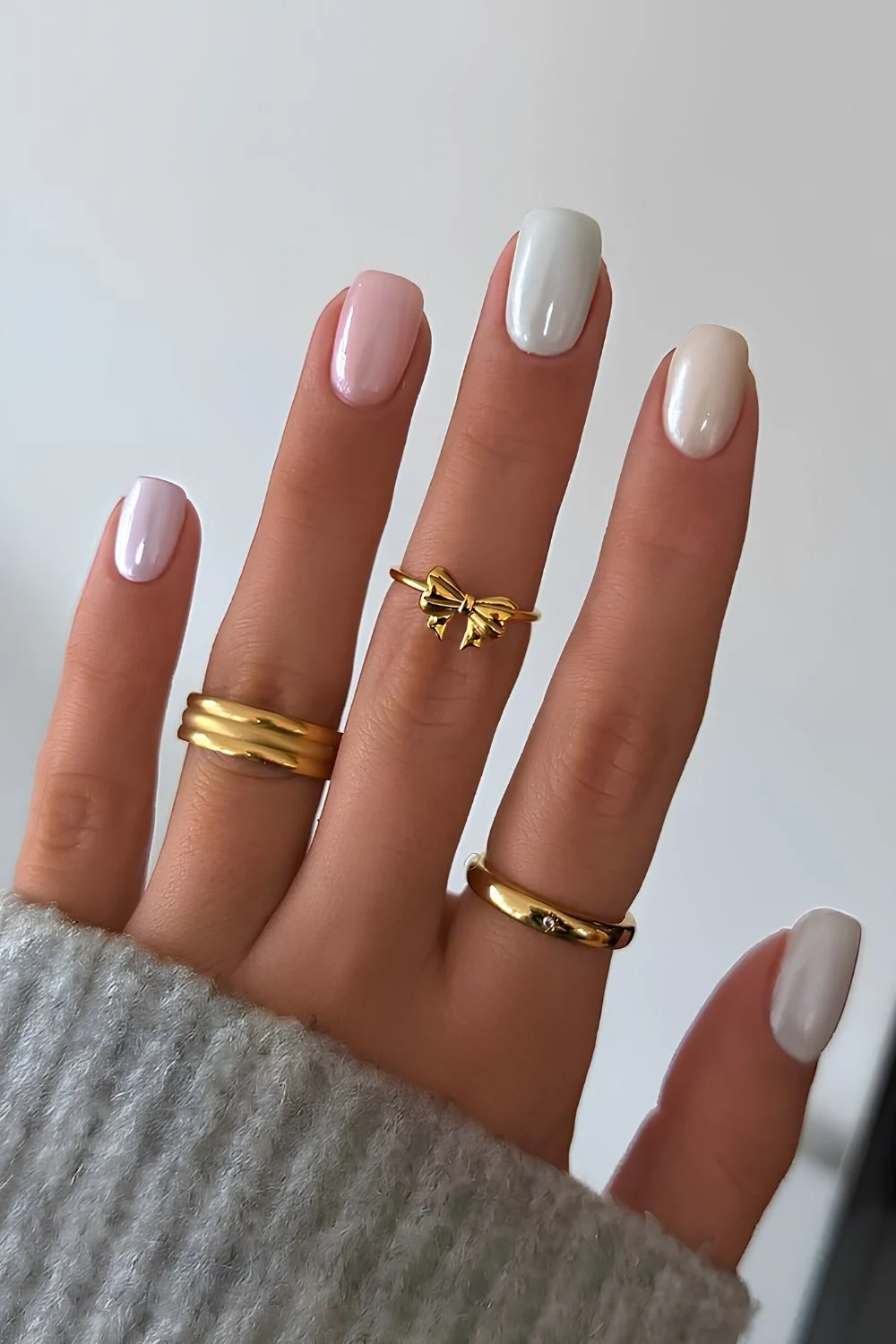 Glazed Pastell-Skittle-Nägel