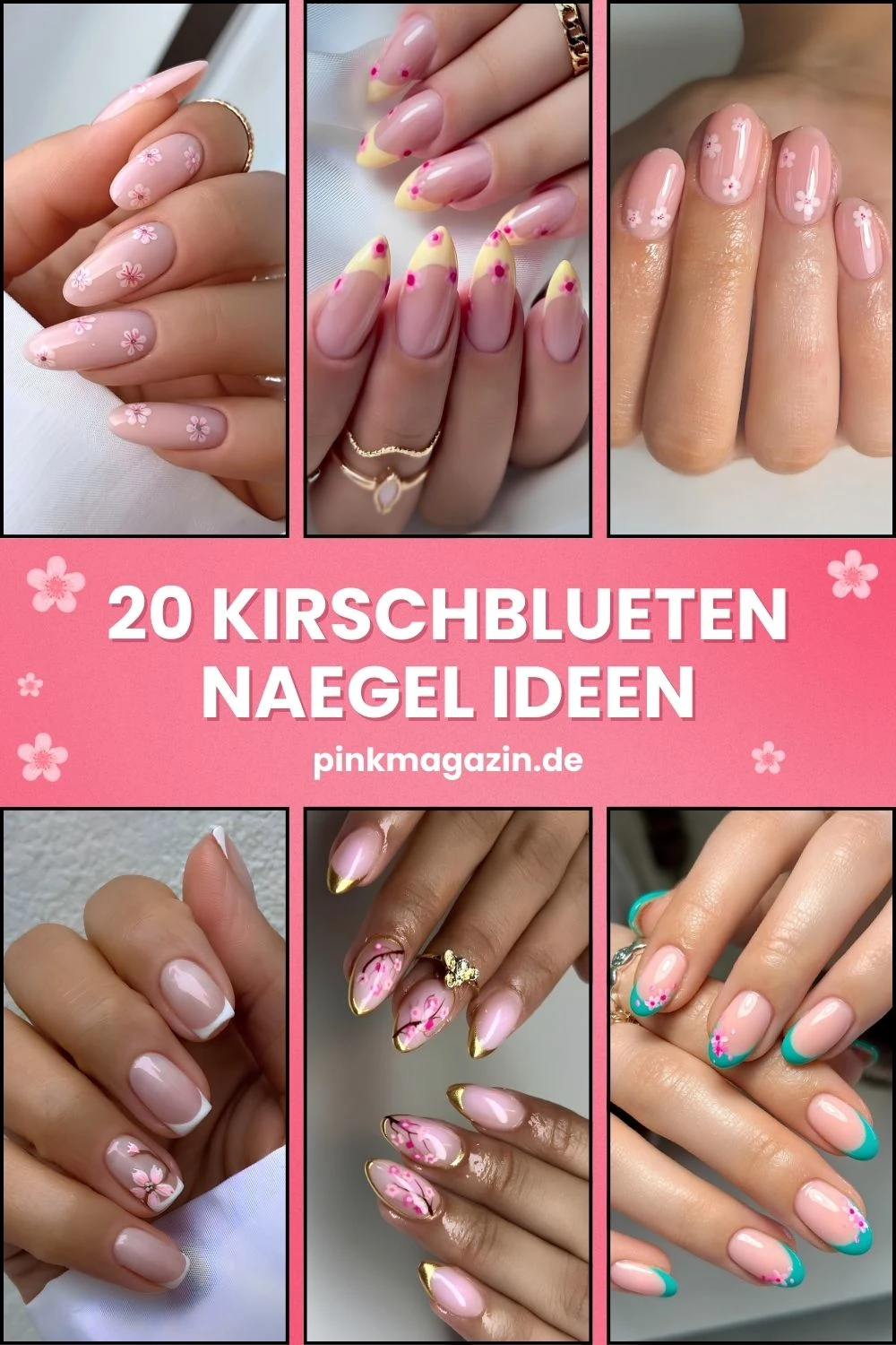 Kirschbl&uuml;ten-N&auml;gel Ideen