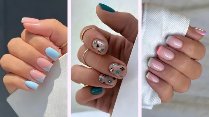 50 Ideen für kurze Frühlingsnägel, die 2025 angesagt sind