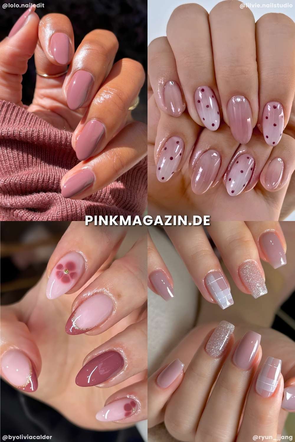 Mauve Fruehlingsnaegel