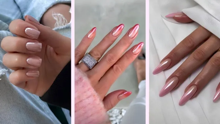 30 rosa Chrome-Nägel, die einfach umwerfend sind
