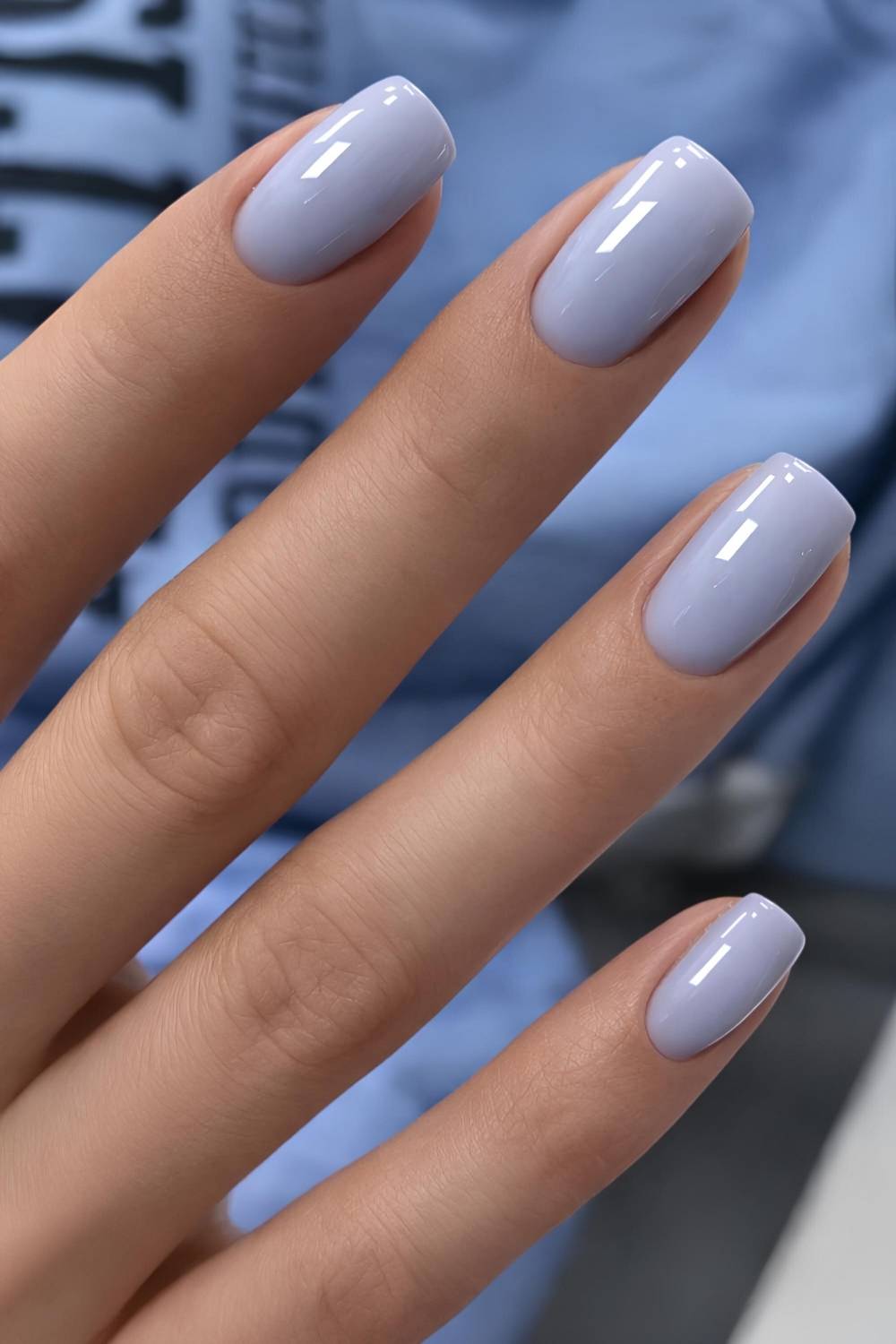 Deckende Periwinkle Naegel