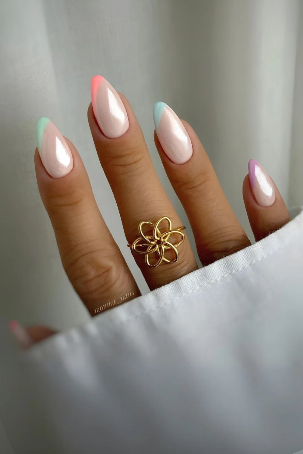 Glazed-Pastell-French-Nägel