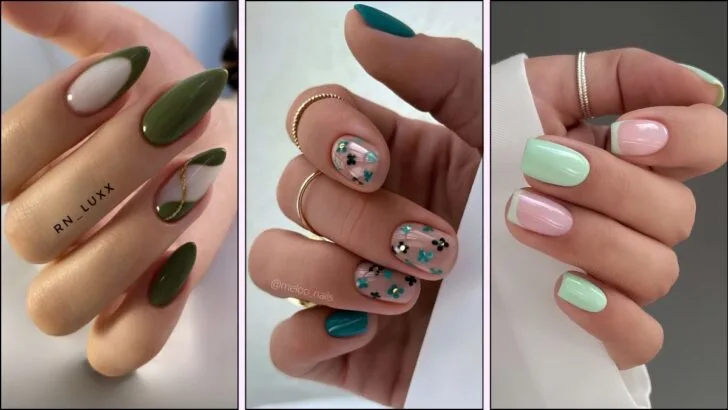 45 Gr&uuml;ne Nageldesigns, die 2025 voll im Trend sind