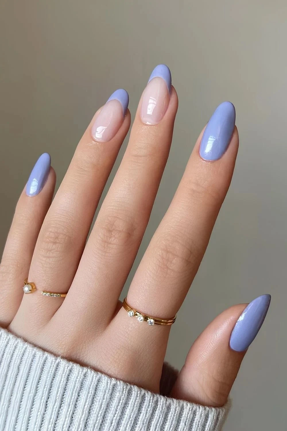 Periwinkle im French- und Vollton-Mix