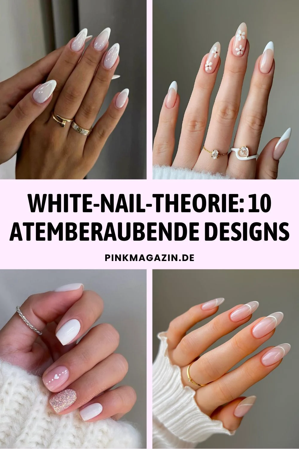 white nail theorie pinterest