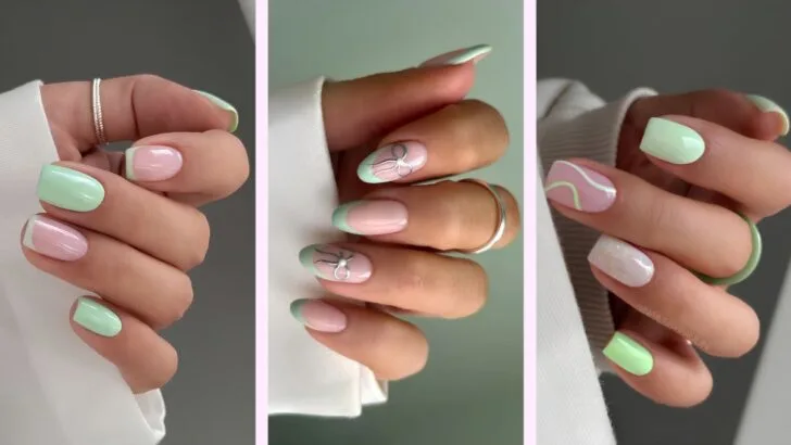 20 Mintgrün-Nagelideen für deine nächste Maniküre