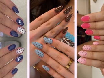 Pünktchen-Nageldesign
