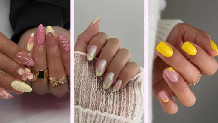 36 gelbe Nageldesigns für 2025, die sofort für gute Laune sorgen
