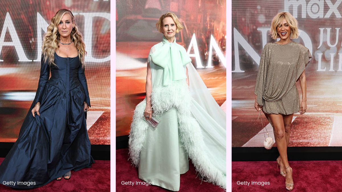 Mode Outfits der „And Just Like That“ Premiere