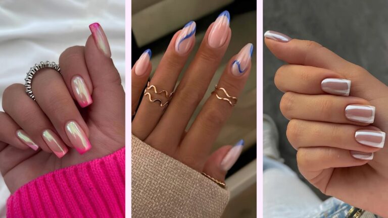 Nageltrend Iced-French-Maniküre