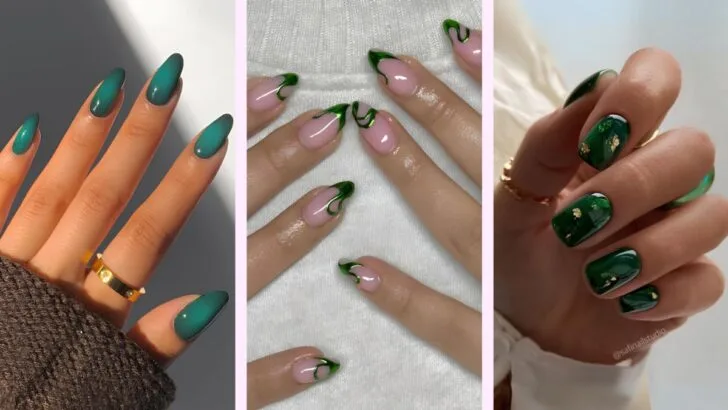 30 Smaragdgrüne Nägel für deinen Edelstein-Moment im Mai