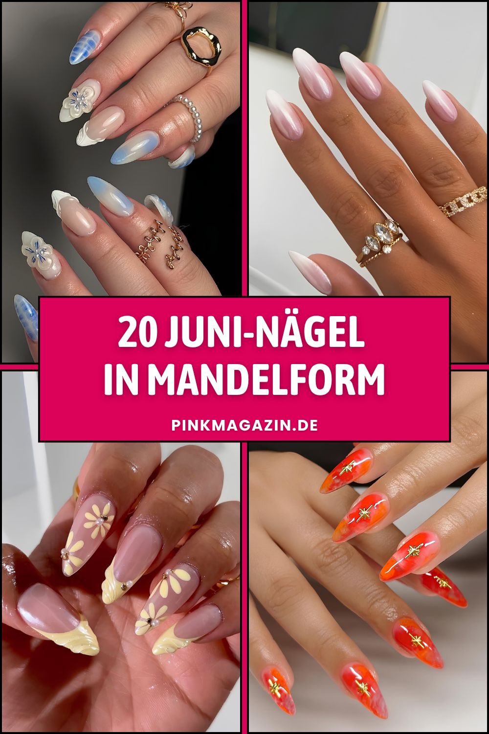 Juni-Mandelnägel-Pinterest