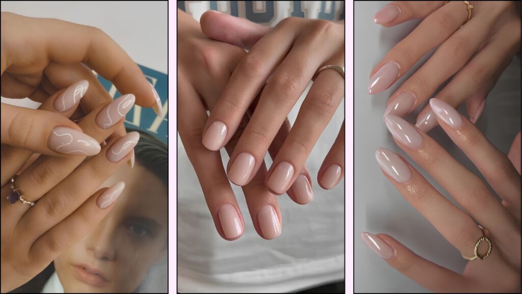 Neutrale nageldesigns