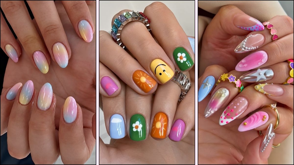Bunte Nageldesigns