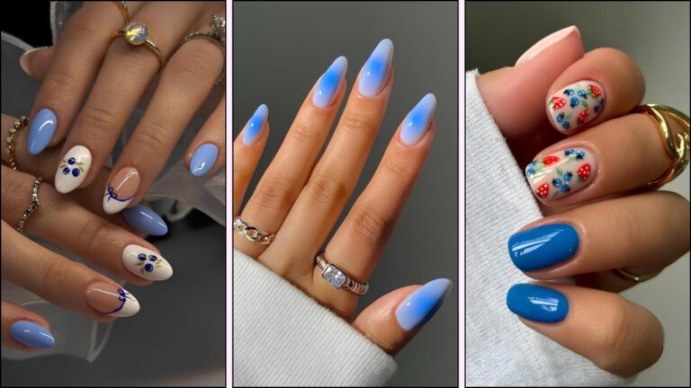 Blaubeer Nageldesign