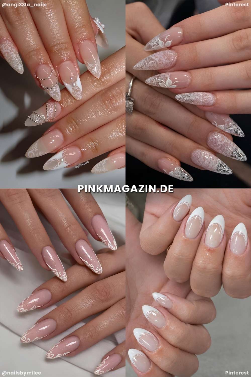 Brautnaegel mit spitze