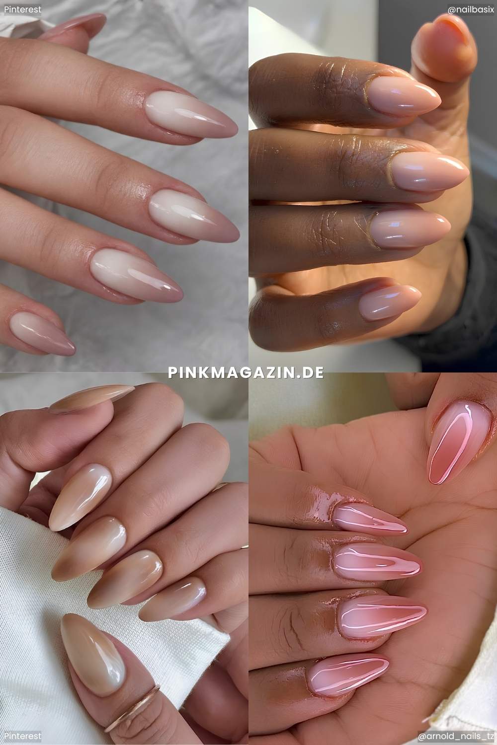 Collage mit neutralen Ombre Ideen