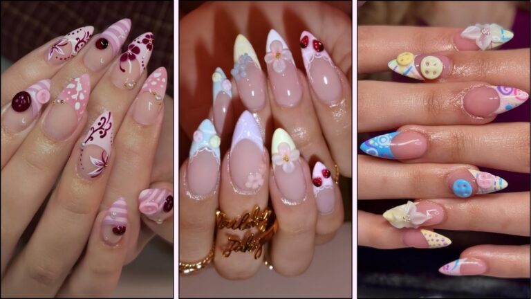 Knopf Nageldesigns