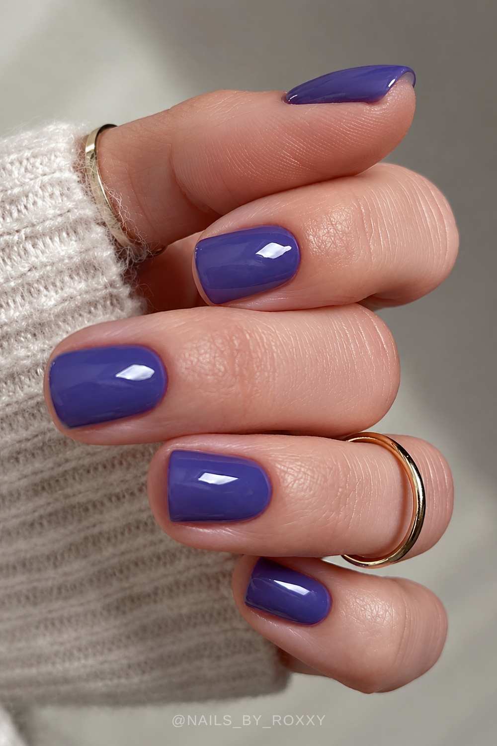 Kurze Iris violette Naegel