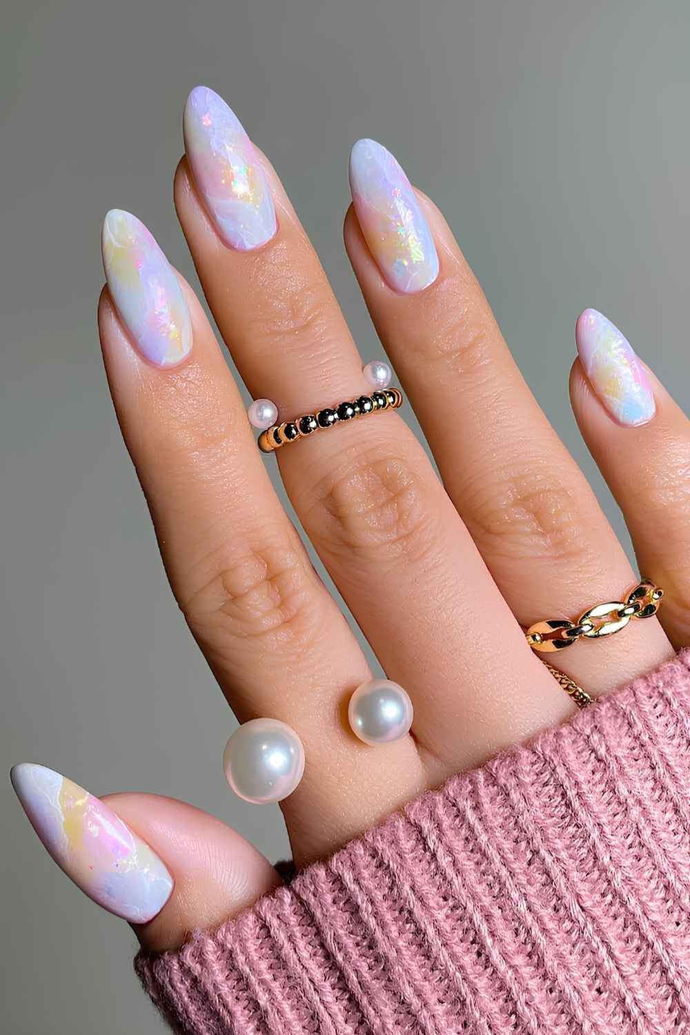 Opal Marmor Nagelset