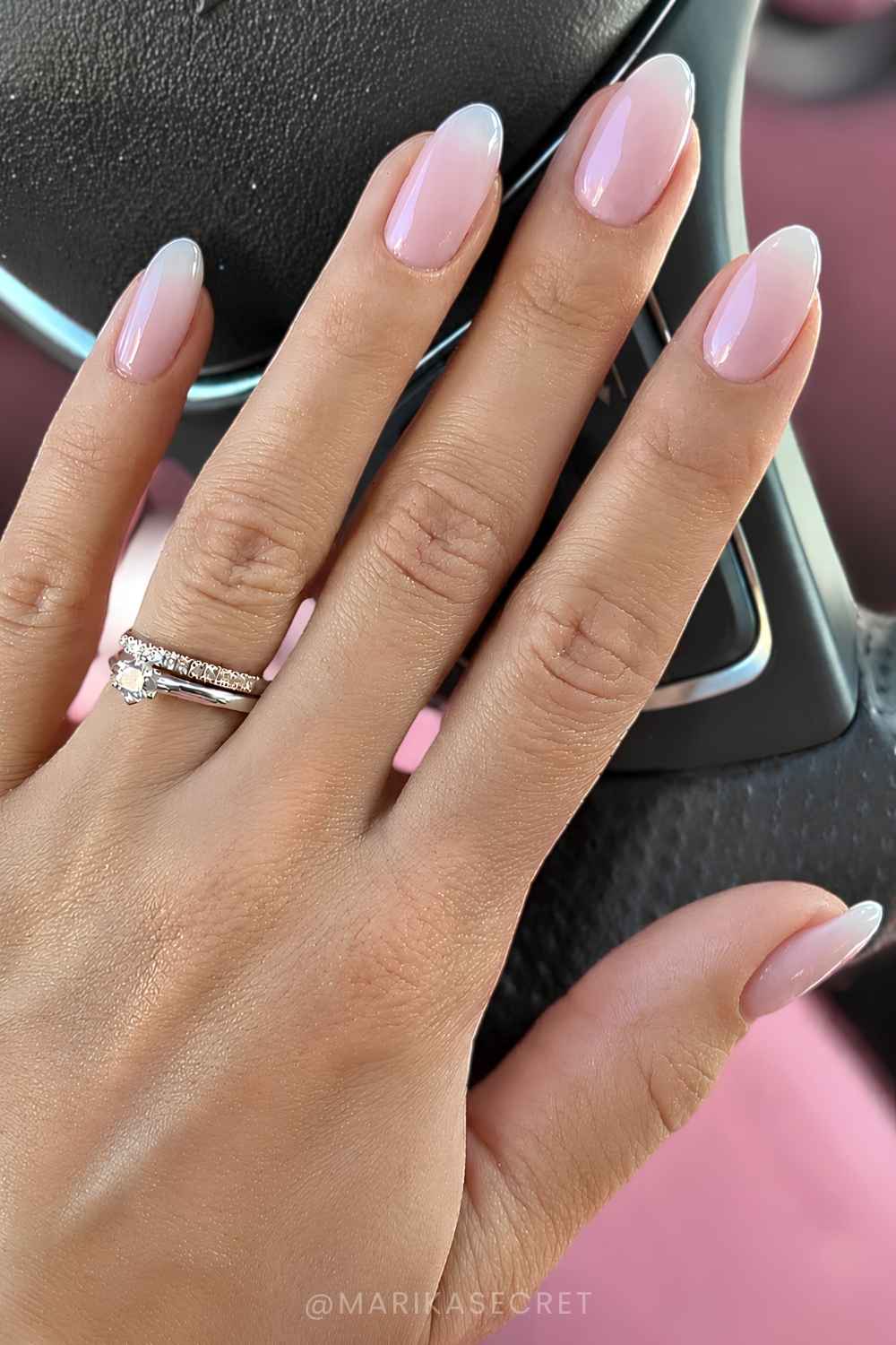 Rosa Nude Mandelnaegel