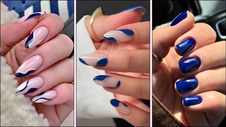 25 blaue Herbstnägel, für die du deine neutralen Töne sofort vergisst