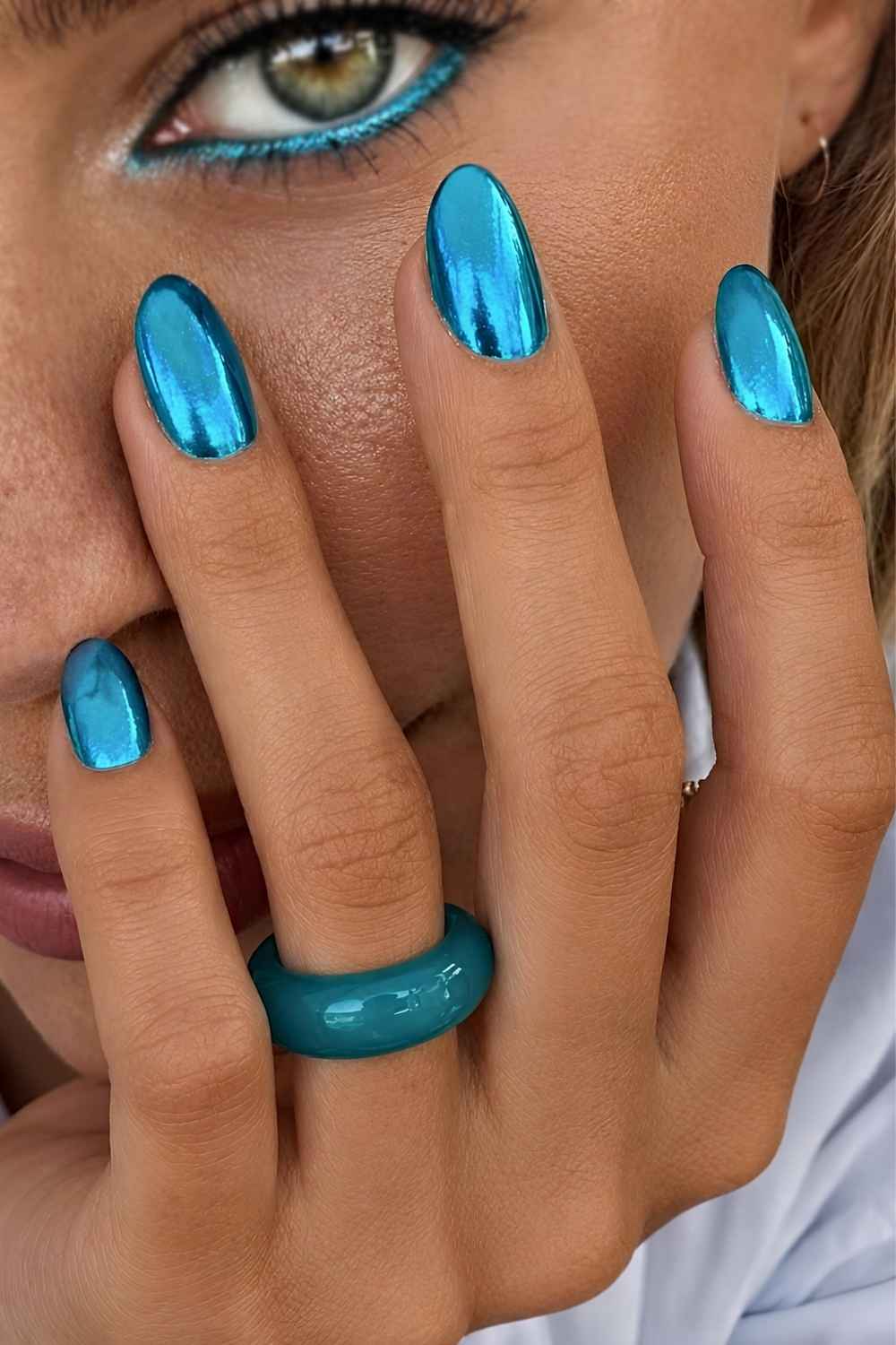 Blaue Ocean Chrome Naegel