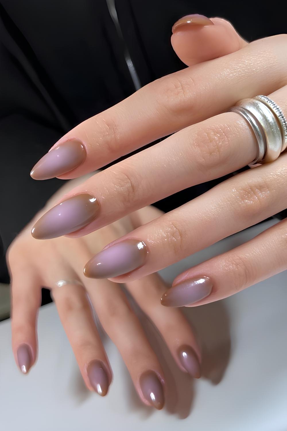 Braun Rosa Aura Naegel