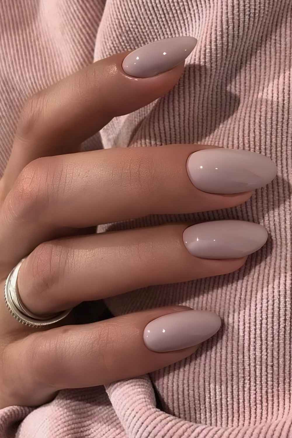 Elegante Altrosa Manikuere