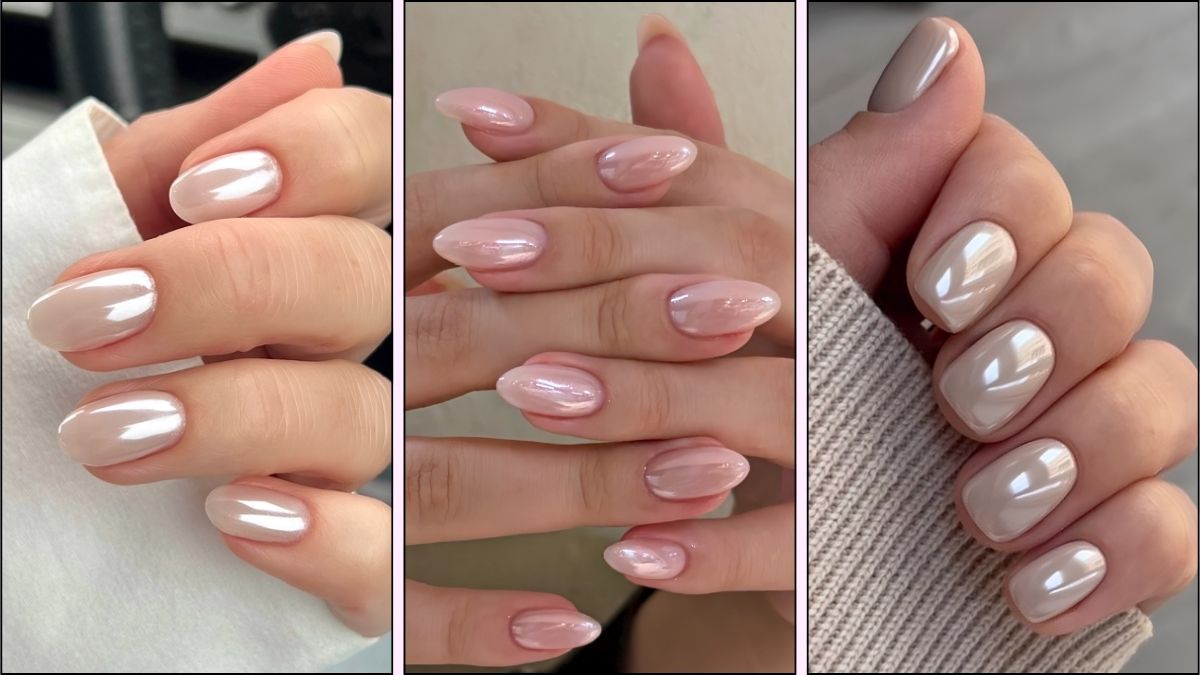 Neutrale Chrome Nails