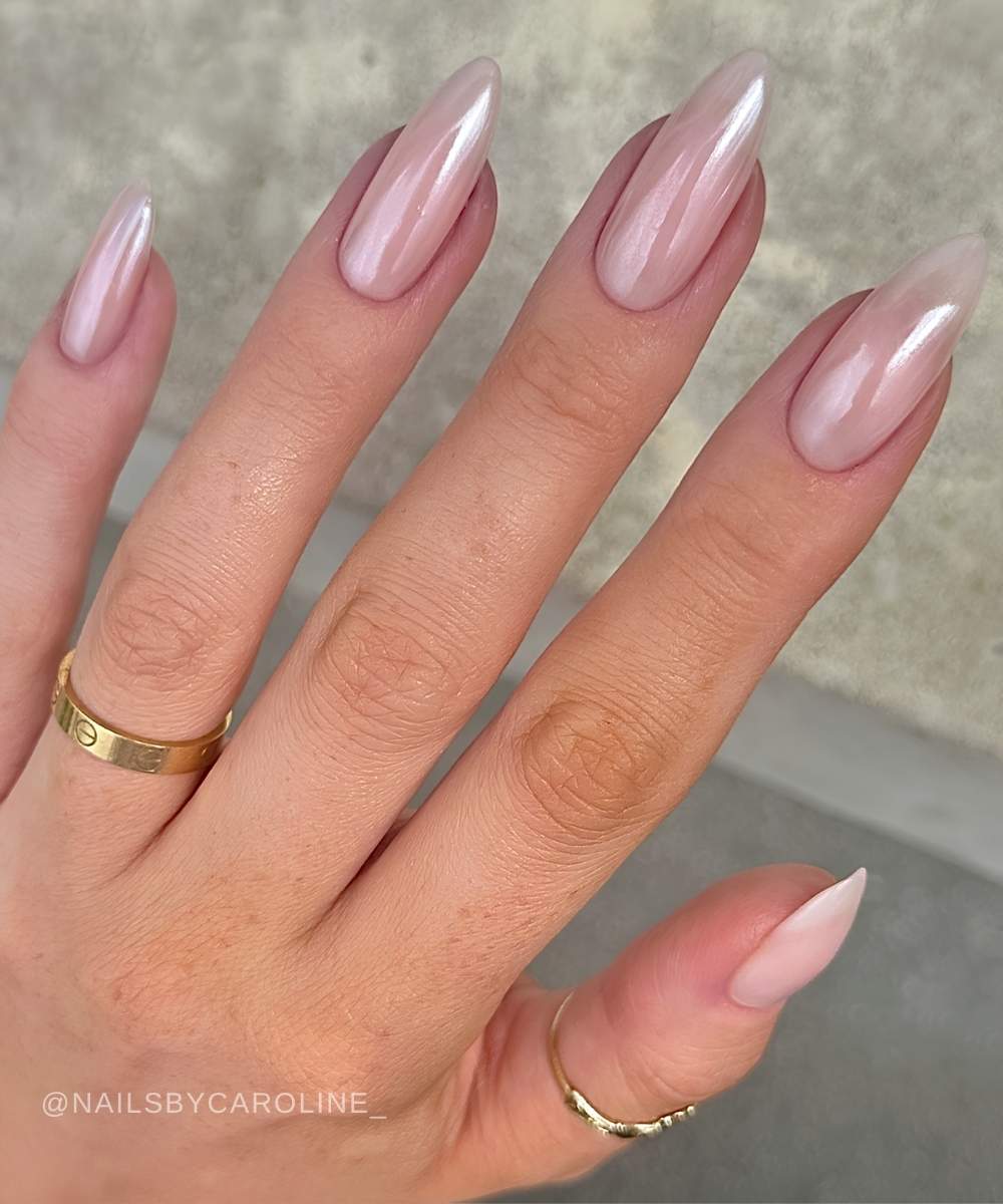Rosa Nude Chrome Manikuere