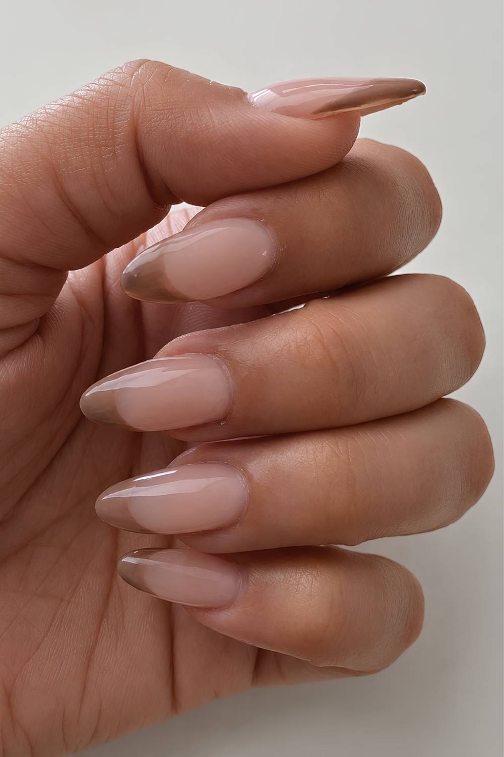 Taupe French Tips