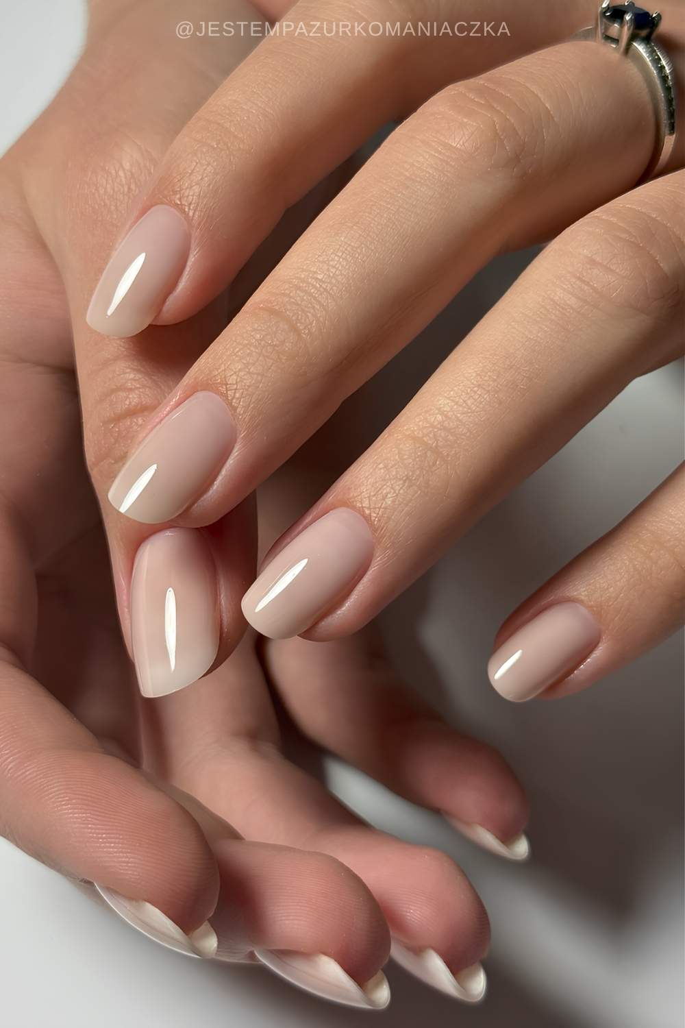 Elegante Nude Beige Manikuere