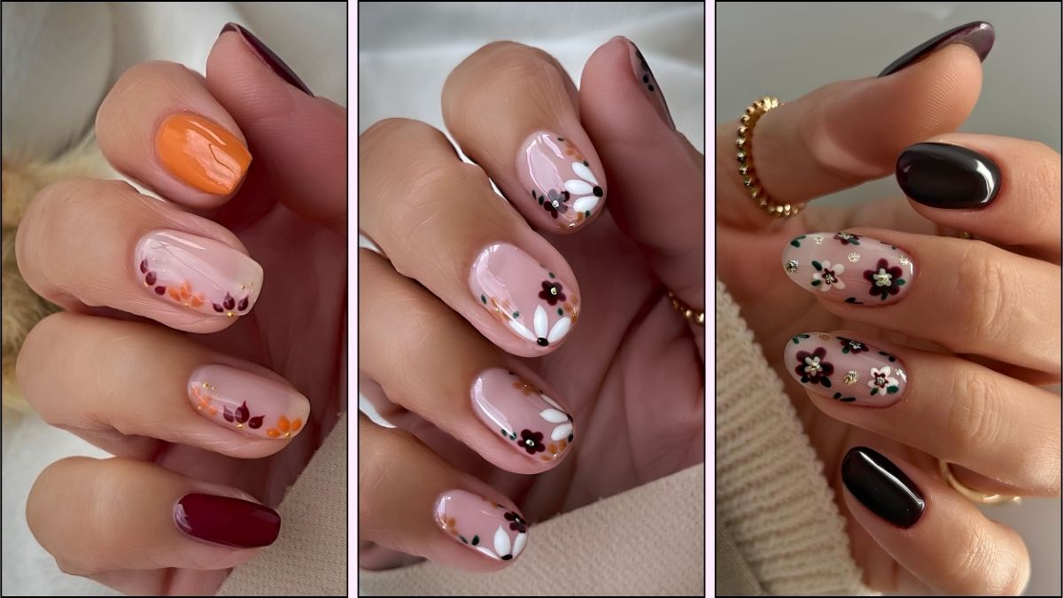Florale Herbstnaegel
