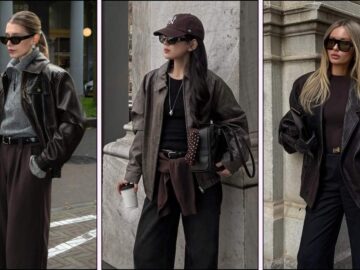 Lederjacken Outfits