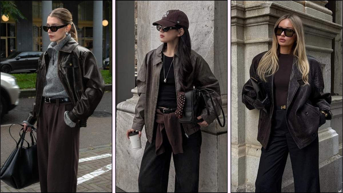 Lederjacken Outfits