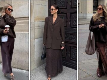 Outfits mit braunem Rock