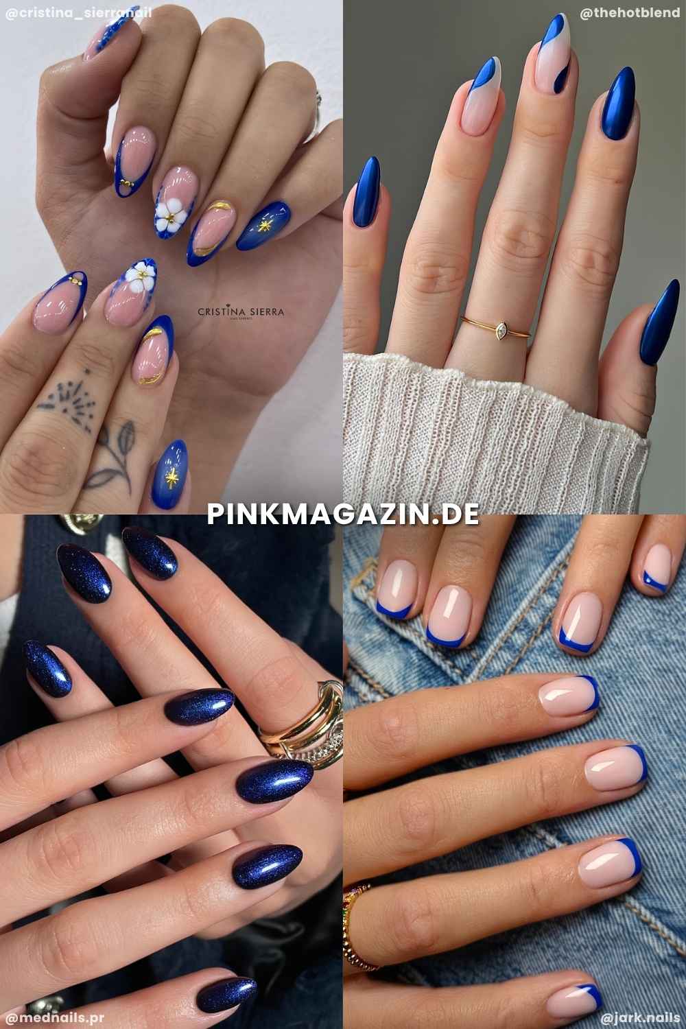 Saphirblaue Naegel im September
