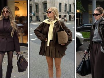 Braune Herbstoutfits