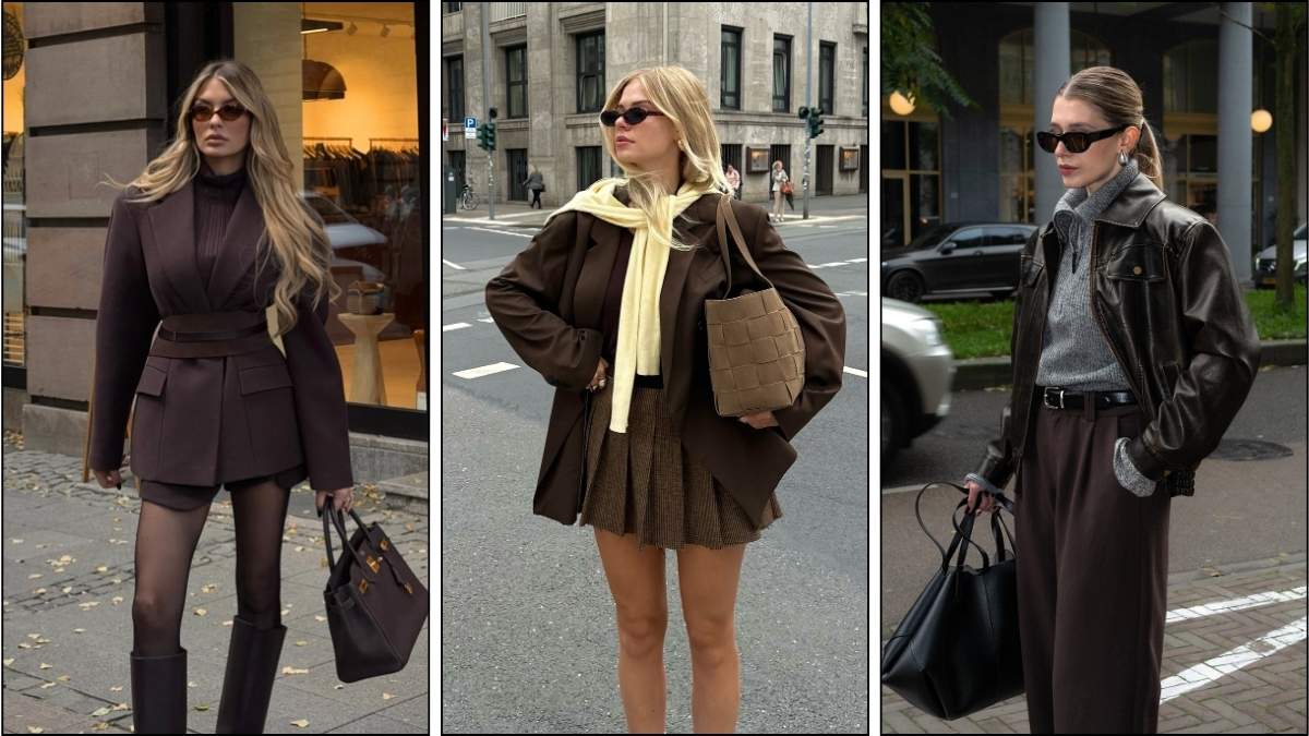 Braune Herbstoutfits